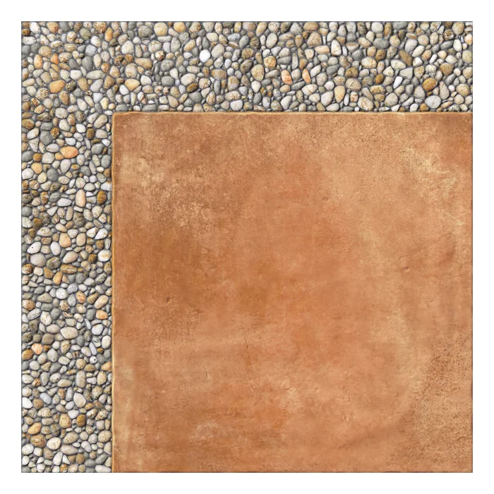KUMSAL 45X45 RUSTIQUE COULEUR CLAIRE MULTI